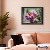 paint by numbers | Violets | advanced flowers | FiguredArt