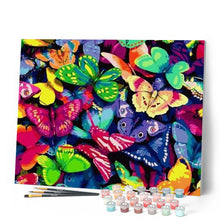 Load image into Gallery viewer, paint by numbers | Colorful Butterflies | animals butterflies easy | FiguredArt