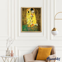 Load image into Gallery viewer, paint by numbers | The Kiss | advanced famous paintings romance | FiguredArt