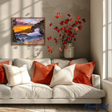 paint by numbers | Cliff and Waves | advanced landscapes | FiguredArt
