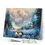 paint by numbers | Winter in the Mountain | advanced landscapes | FiguredArt