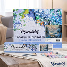 Load image into Gallery viewer, paint by numbers | Winter in the Mountain | advanced landscapes | FiguredArt