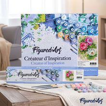 Load image into Gallery viewer, paint by numbers | Three Flowers | flowers intermediate | FiguredArt