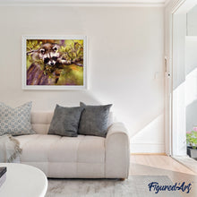 Load image into Gallery viewer, paint by numbers | Raccoon | advanced animals raccoons trees | FiguredArt