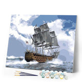 paint by numbers | Ocean Sailing | easy ships and boats | FiguredArt