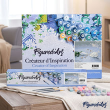Load image into Gallery viewer, paint by numbers | Swan Family | animals birds easy swans | FiguredArt