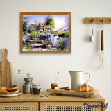 paint by numbers | The Lake House | advanced landscapes | FiguredArt
