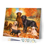 paint by numbers | Pack of Dogs | advanced animals dogs | FiguredArt