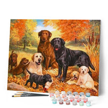 Load image into Gallery viewer, paint by numbers | Pack of Dogs | advanced animals dogs | FiguredArt