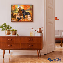 Load image into Gallery viewer, paint by numbers | Pack of Dogs | advanced animals dogs | FiguredArt