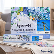 Load image into Gallery viewer, paint by numbers | Birds on Pole | animals birds intermediate | FiguredArt