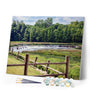 paint by numbers | Waterfalls On River | advanced landscapes | FiguredArt