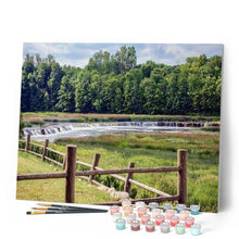 Load image into Gallery viewer, paint by numbers | Waterfalls On River | advanced landscapes | FiguredArt