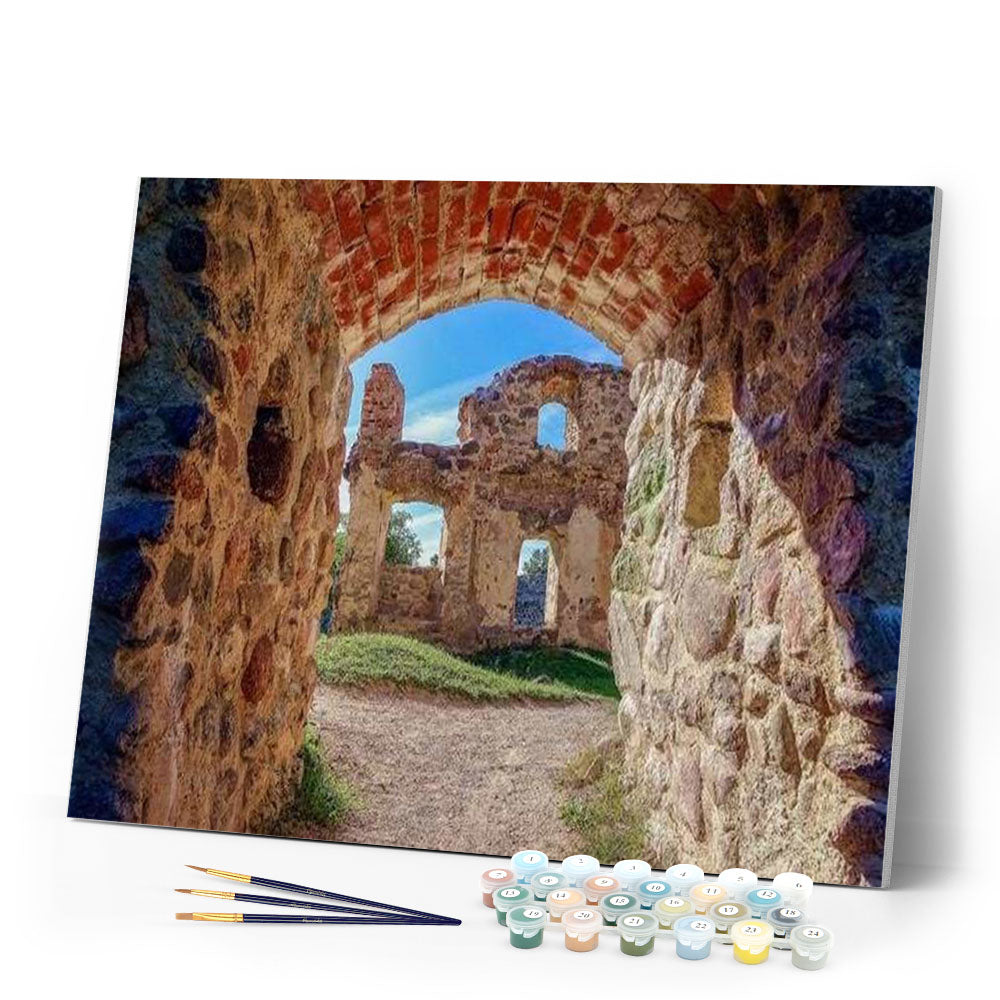 paint by numbers | Cave | intermediate landscapes | FiguredArt