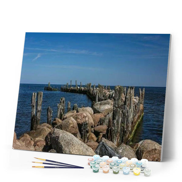 paint by numbers | Down by the Lake | advanced landscapes | FiguredArt