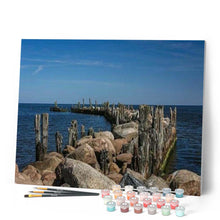 Load image into Gallery viewer, paint by numbers | Down by the Lake | advanced landscapes | FiguredArt