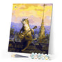 paint by numbers | Cat playing Guitar | animals cats easy | FiguredArt