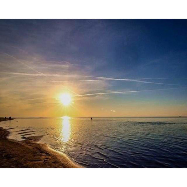 paint by numbers | Sunset at Seaside | intermediate landscapes | FiguredArt