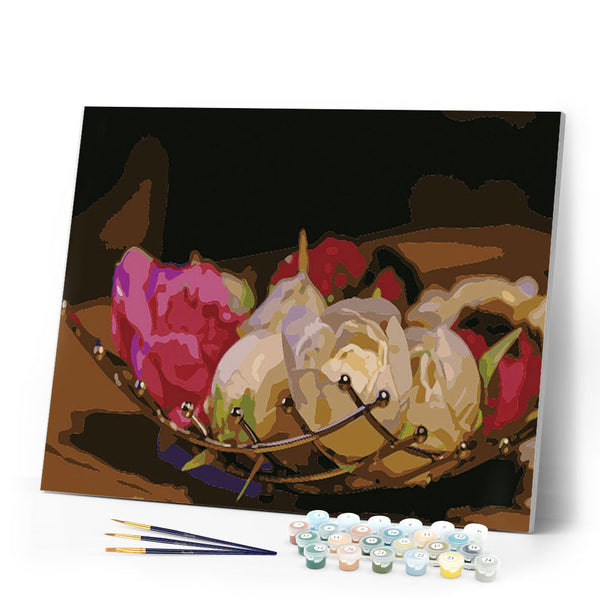 paint by numbers | Small Roses | flowers intermediate | FiguredArt