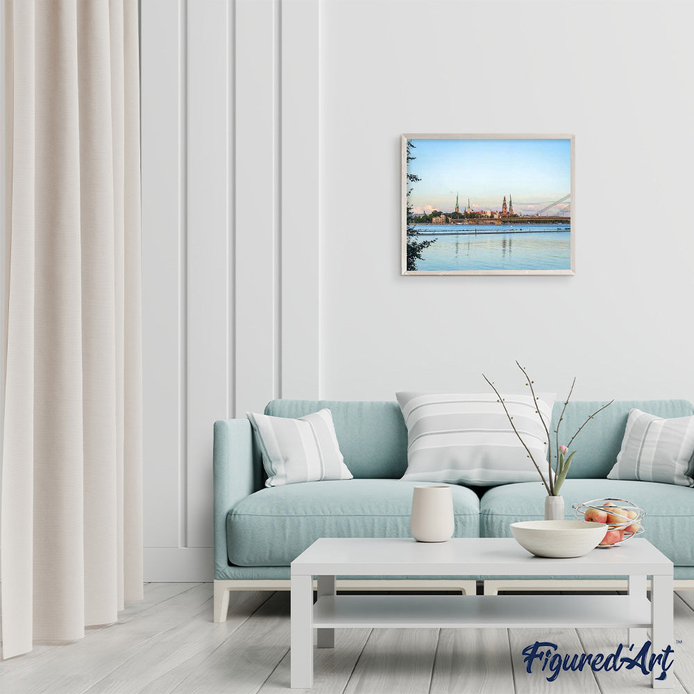 paint by numbers | City and River | cities intermediate | FiguredArt