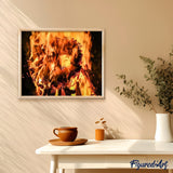 paint by numbers | Fire | intermediate landscapes | FiguredArt