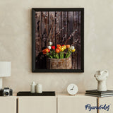 paint by numbers | Barrel of Flowers | advanced flowers | FiguredArt