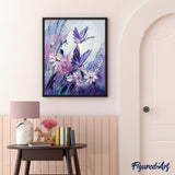 paint by numbers | Flowers and Butterflies | animals butterflies intermediate | FiguredArt