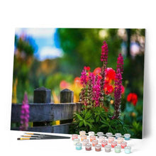 Load image into Gallery viewer, paint by numbers | Flower along the Railing | advanced flowers | FiguredArt