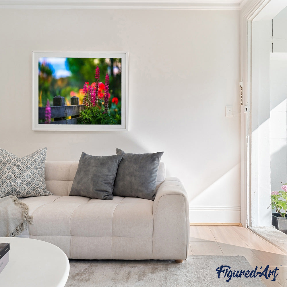 paint by numbers | Flower along the Railing | advanced flowers | FiguredArt