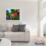 paint by numbers | Flower along the Railing | advanced flowers | FiguredArt