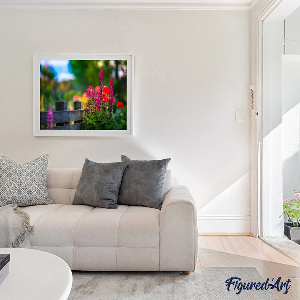 paint by numbers | Flower along the Railing | advanced flowers | FiguredArt