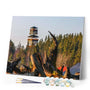 paint by numbers | Tower in the Forest | advanced landscapes | FiguredArt