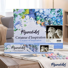 Load image into Gallery viewer, paint by numbers | White Wolves | animals dogs intermediate wolves | FiguredArt