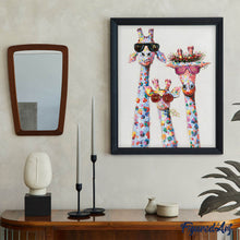 Load image into Gallery viewer, Pop Art Giraffe Family