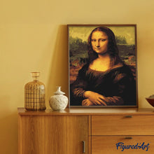 Load image into Gallery viewer, paint by numbers | Da Vinci Mona Lisa La Joconde | famous paintings intermediate | FiguredArt