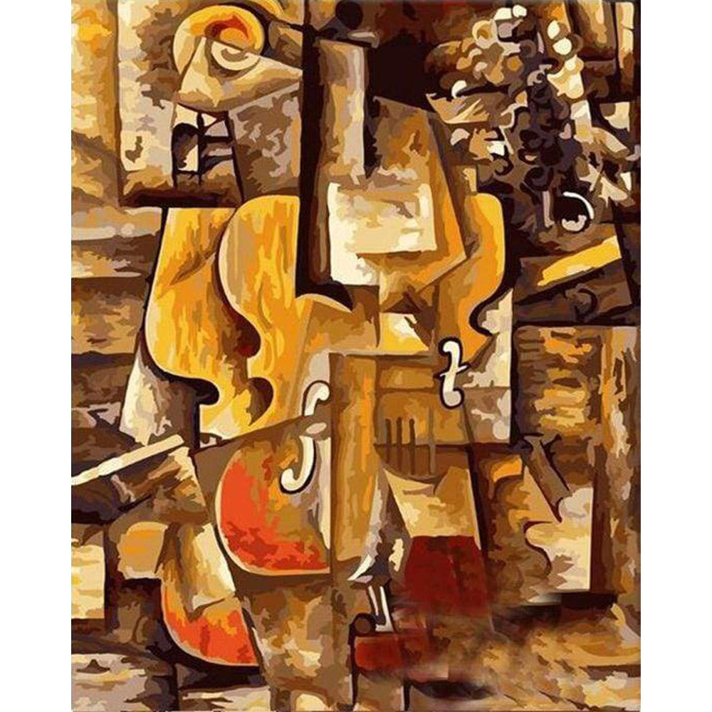 paint by numbers | Picasso Violin and Grapes | famous paintings intermediate music | FiguredArt