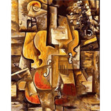 paint by numbers | Picasso Violin and Grapes | famous paintings intermediate music | FiguredArt