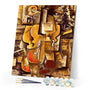paint by numbers | Picasso Violin and Grapes | famous paintings intermediate music | FiguredArt