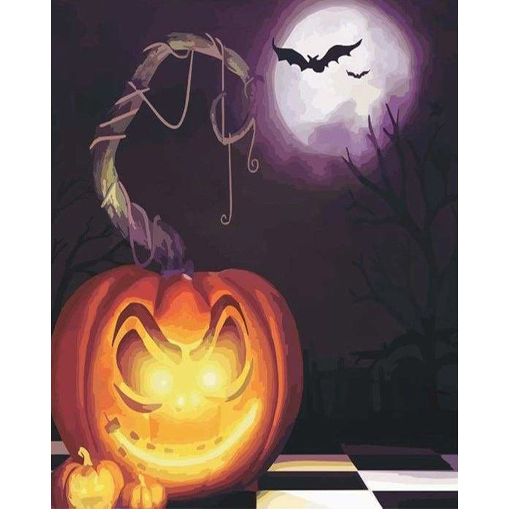 paint by numbers | Halloween Pumpkins | halloween intermediate | FiguredArt