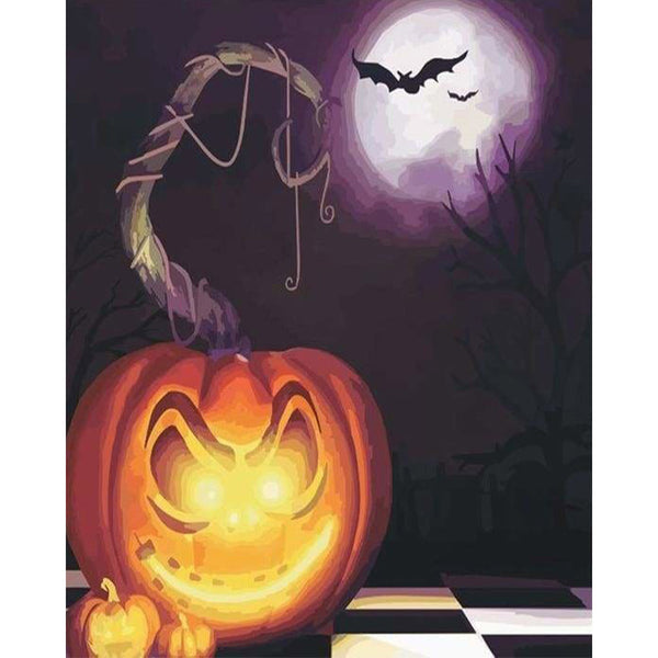 paint by numbers | Halloween Pumpkins | halloween intermediate | FiguredArt
