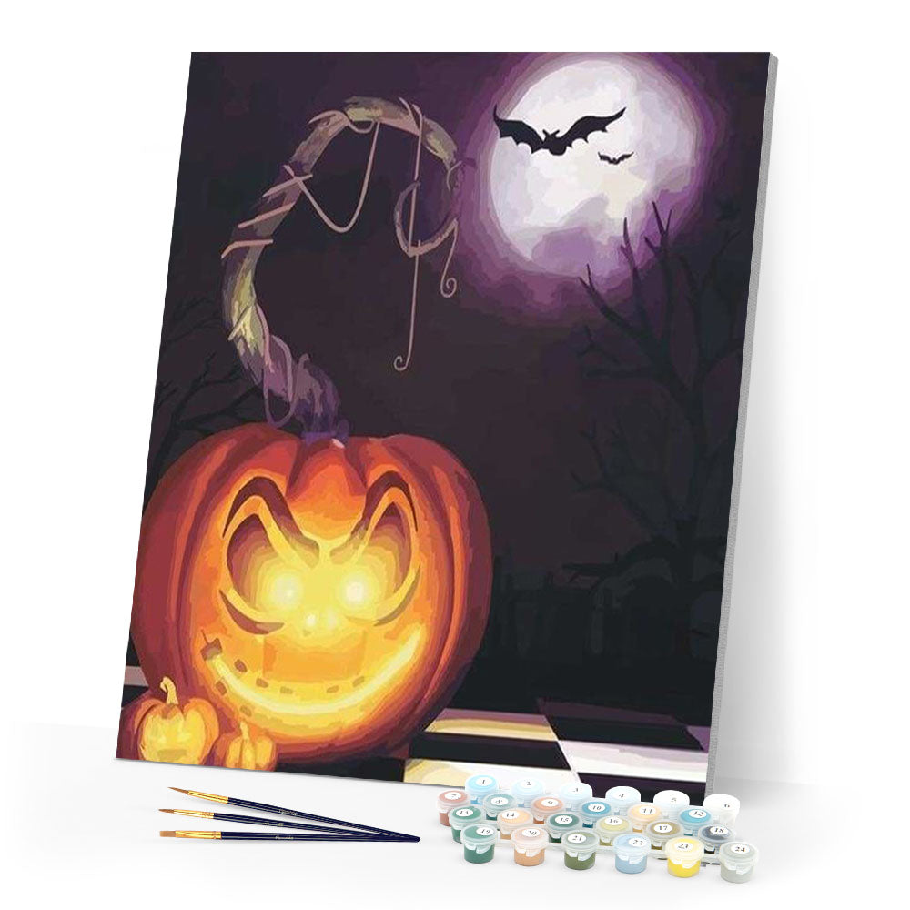 paint by numbers | Halloween Pumpkins | halloween intermediate | FiguredArt