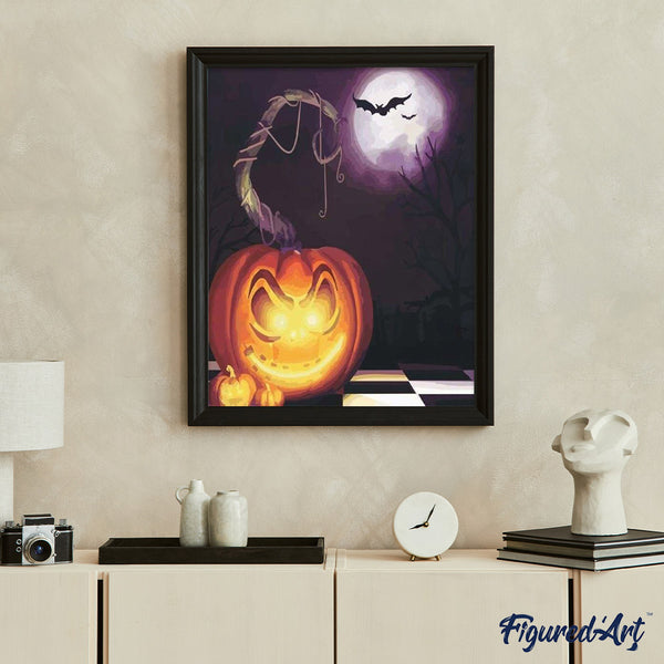paint by numbers | Halloween Pumpkins | halloween intermediate | FiguredArt