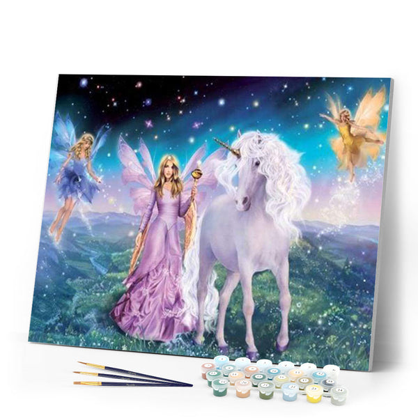 paint by numbers | Magical Unicorn | advanced animals kids unicorns | FiguredArt