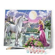 Load image into Gallery viewer, paint by numbers | Beauty and the Unicorn | advanced animals unicorns | FiguredArt