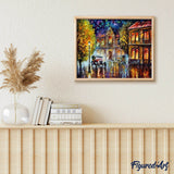 paint by numbers | Old Car passing by | advanced cities | FiguredArt