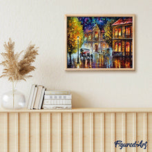 Load image into Gallery viewer, paint by numbers | Old Car passing by | advanced cities | FiguredArt