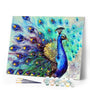 paint by numbers | Colorful Peacock | animals intermediate peacocks | FiguredArt