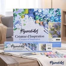 Load image into Gallery viewer, paint by numbers | Birds on Lilac branches | animals birds intermediate | FiguredArt