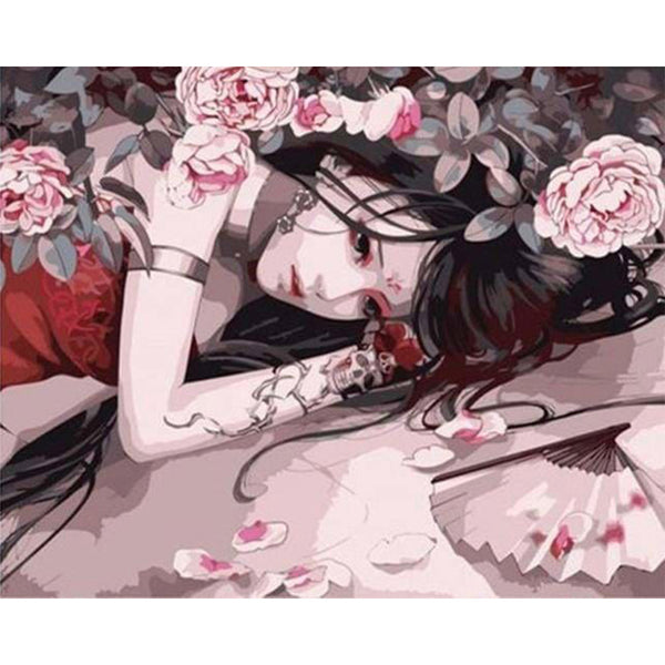paint by numbers | Manga | easy flowers world | FiguredArt