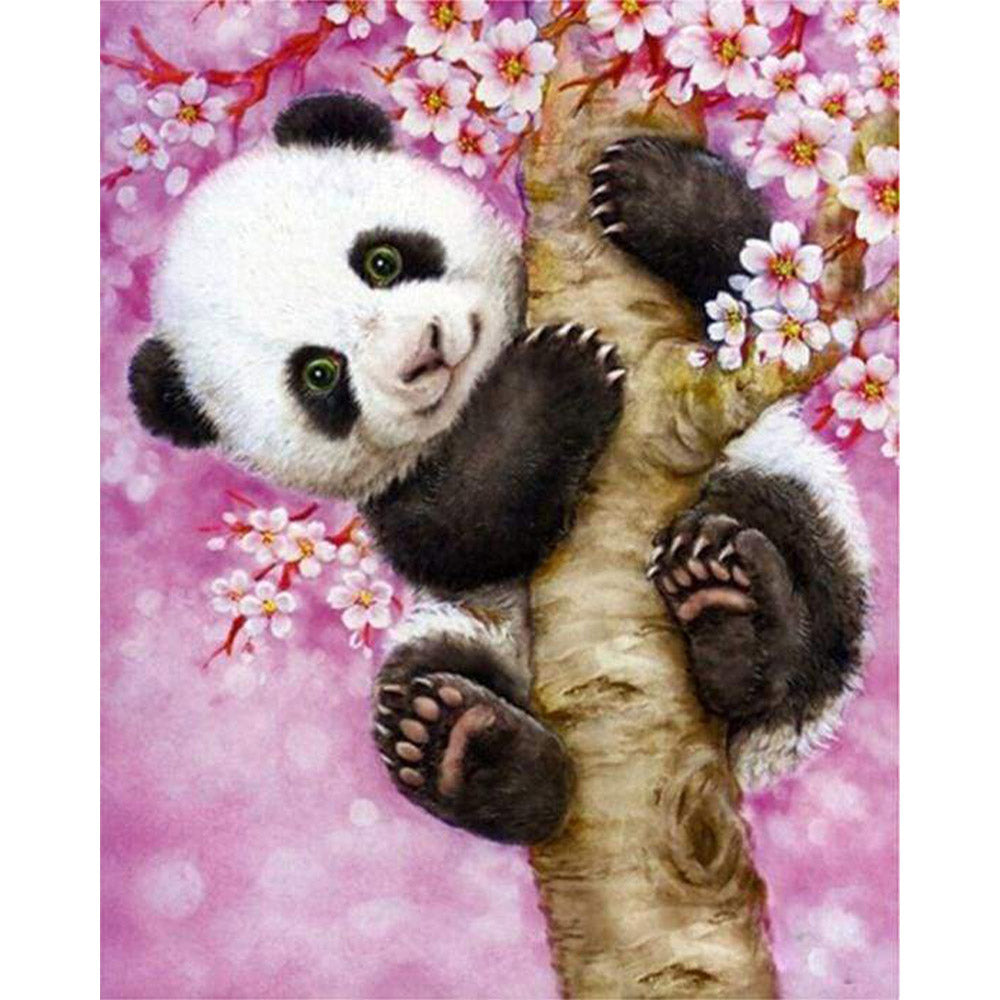 paint by numbers | Baby Panda | animals intermediate pandas | FiguredArt